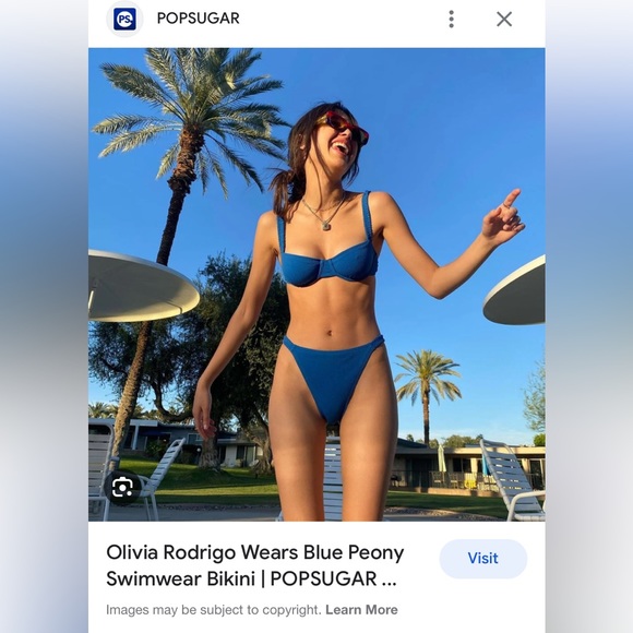 NEVERWORN Sunday Holiday Peony Bikini NW - Picture 8 of 8